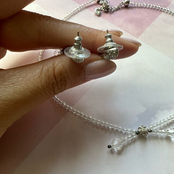 Swarovski Necklace and Earrings - Picture 4 of 6